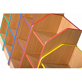 Folio Premium Library Narrow Bookcases - School Furniture