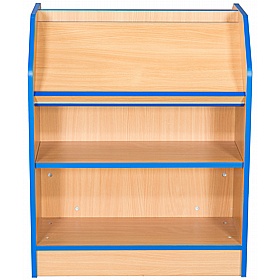 Folio Premium Library Double Sided Bookcases with Top Display - School Furniture