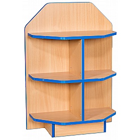 Folio Premium Library D-End Cap Bookcases - School Furniture