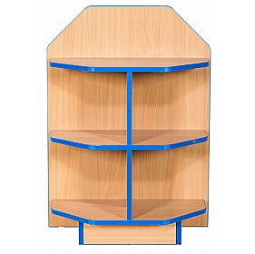 Folio Premium Library D-End Cap Bookcases - School Furniture