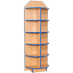 Folio Premium Library D-End Cap Bookcases