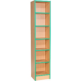 Folio Premium Library Flat Top Narrow Bookcases - School Furniture