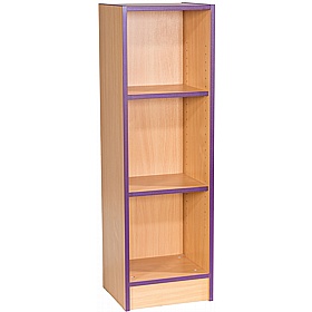 Folio Premium Library Flat Top Narrow Bookcases - School Furniture