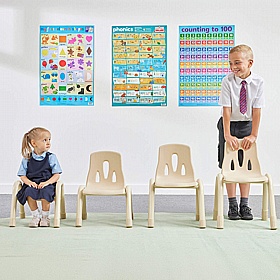 Wisdom Elegant Ergonomic School Chairs - School Furniture