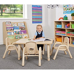 Wisdom Elegant Height Adjustable Rectangular Tables - School Furniture