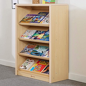 Wisdom Elegant Sloping Nursery and Library Bookcase - School Furniture