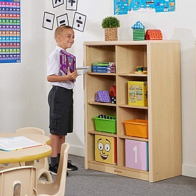 Wisdom Elegant Adjustable Nursery and Library Bookcase - School Furniture