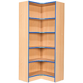 Folio Premium Library Flat Top Internal Corner Bookcase