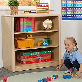 Wisdom Elegant 3 Shelf Nursery and Library Bookcase - School Furniture