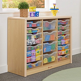Wisdom Elegant 20 Combi Tray Storage - School Furniture