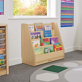 Wisdom Elegant 4 Tier Nursery and Library Bookcase - School Furniture