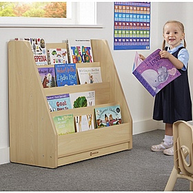 Wisdom Elegant 4 Tier Nursery and Library Bookcase - School Furniture