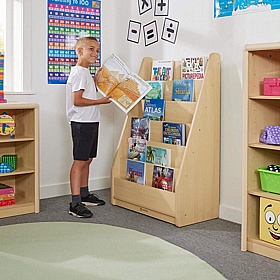 Wisdom Elegant Tall Nursery and Library Bookcase - School Furniture