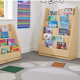 Wisdom Elegant Tall Nursery and Library Bookcase - School Furniture