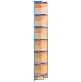 Folio Premium Library Flat Top External Corner Bookcase