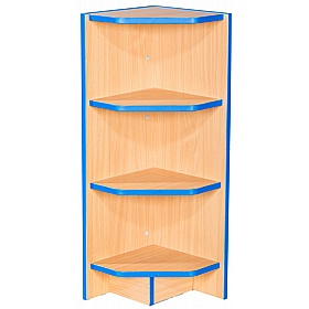 Folio Premium Library Flat Top External Corner Bookcase - School Furniture