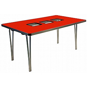 Gopak Folding Tables with Storage Tub Inserts (Tubs Included) - School Furniture