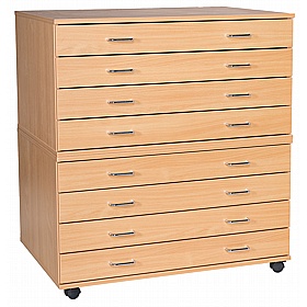 EduStore Mobile A1 Plan Chests Paper and Art School Storage - School Furniture
