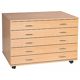 EduStore Mobile A1 Plan Chests Paper and Art School Storage - School Furniture