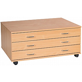 EduStore Mobile A1 Plan Chests Paper and Art School Storage - School Furniture