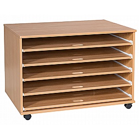 EduStore Mobile Sliding A1 Paper and Art School Storage - School Furniture