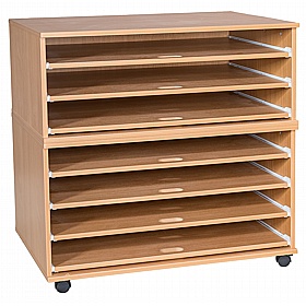 EduStore Mobile Sliding A1 Paper and Art School Storage