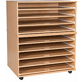 EduStore Mobile Sliding A1 Paper and Art School Storage - School Furniture