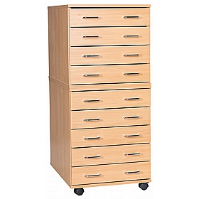 EduStore Mobile A2 Plan Chests Paper and Art School Storage - School Furniture
