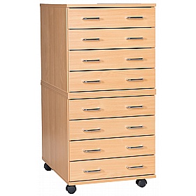 EduStore Mobile A2 Plan Chests Paper and Art School Storage - School Furniture