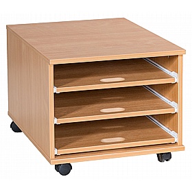 EduStore Mobile Sliding A2 Paper and Art School Storage - School Furniture