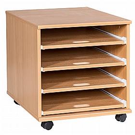 EduStore Mobile Sliding A2 Paper and Art School Storage - School Furniture