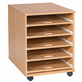 EduStore Mobile Sliding A2 Paper and Art School Storage - School Furniture