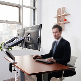 Emma Dual Monitor Arms - Office Accessories