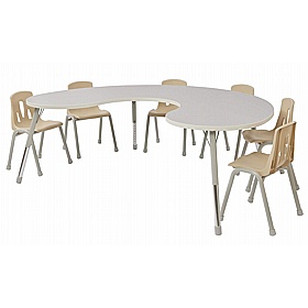 Modern Thrifty Height Adjustable Group Tables - School Furniture