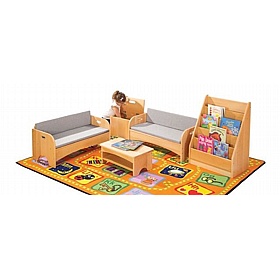 Zona Nursery and Library Reading Cushioned Sofa - School Furniture