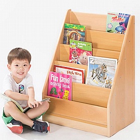 Zona 5 Tier Nursery and Library Bookcase - School Furniture