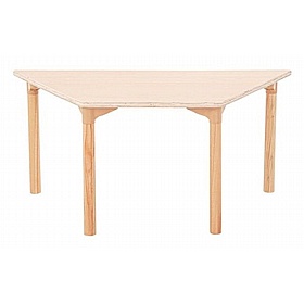 Zona Beechwood Trapezoid Nursery and Pre School Tables