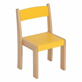 Zona Beechwood Colourful Nursery and Pre School Chairs - Pack of 4 - School Furniture