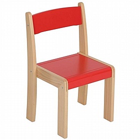 Zona Beechwood Colourful Nursery and Pre School Chairs - Pack of 4 - School Furniture
