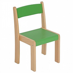 Zona Beechwood Colourful Nursery and Pre School Chairs - Pack of 4 - School Furniture