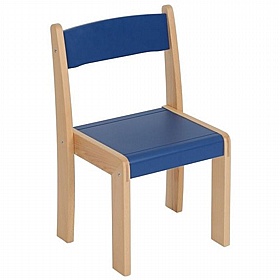Zona Beechwood Colourful Nursery and Pre School Chairs - Pack of 4 - School Furniture