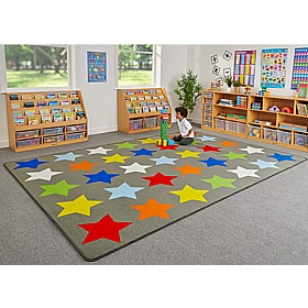 Sitting Stars Rectangular Placement Carpet