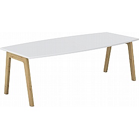 Foresta Scandi Boat Shaped Breakout and Meeting Tables - Meeting Room