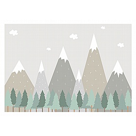 Calm Mountain Rectangular Placement Carpet - School Furniture