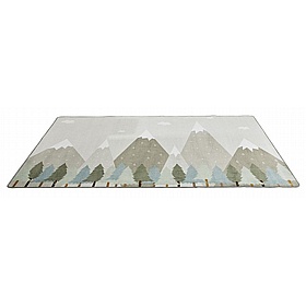 Calm Mountain Rectangular Placement Carpet - School Furniture