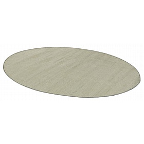 Solid Oval Placement Carpet - School Furniture