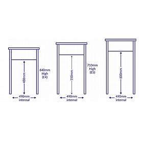 RetroMod School Desks - School Furniture