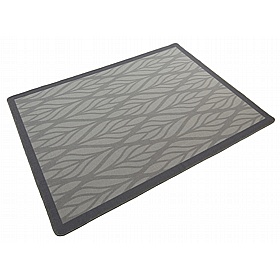 Leafy Grey Placement Indoor Carpet - School Furniture