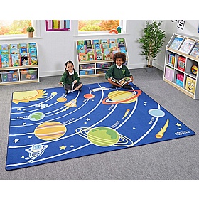 Solar System Rectangular Learning Carpet