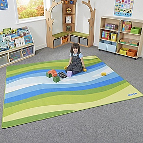 Riverbank Rectangular Placement Carpet